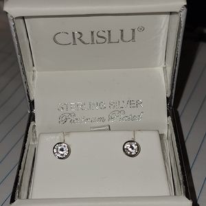 Sterling Silver CZ Earrings!!